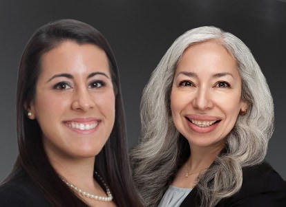 smiling dentists Courtney Botica and Maribel Reyes de Lobos