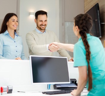 team member talking with patient